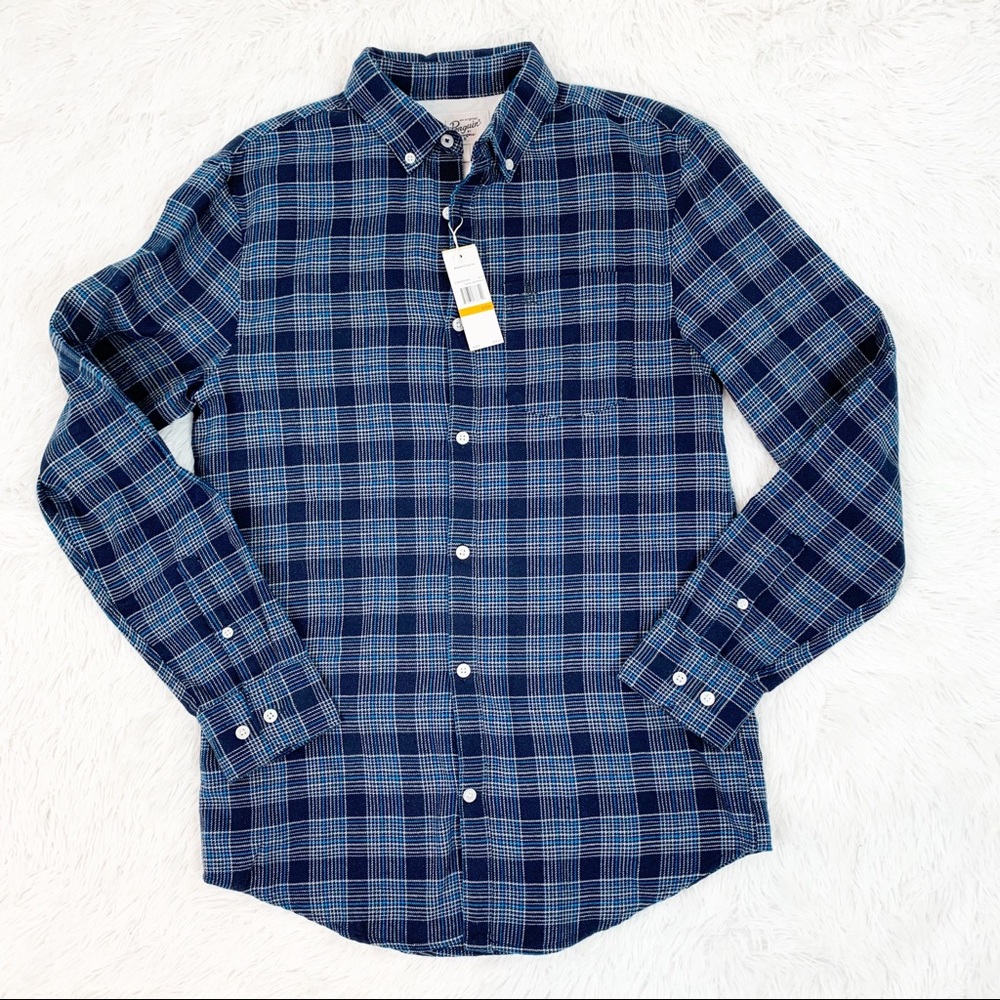 Original Penguin plaid‎ flannel shirt long sleeves